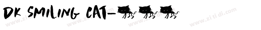 DK Smiling Cat字体转换